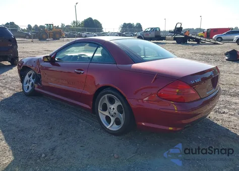 2005 Mercedes-Benz Sl 500 z USA, uszkodzony, nr VIN WDBSK75F05F095851